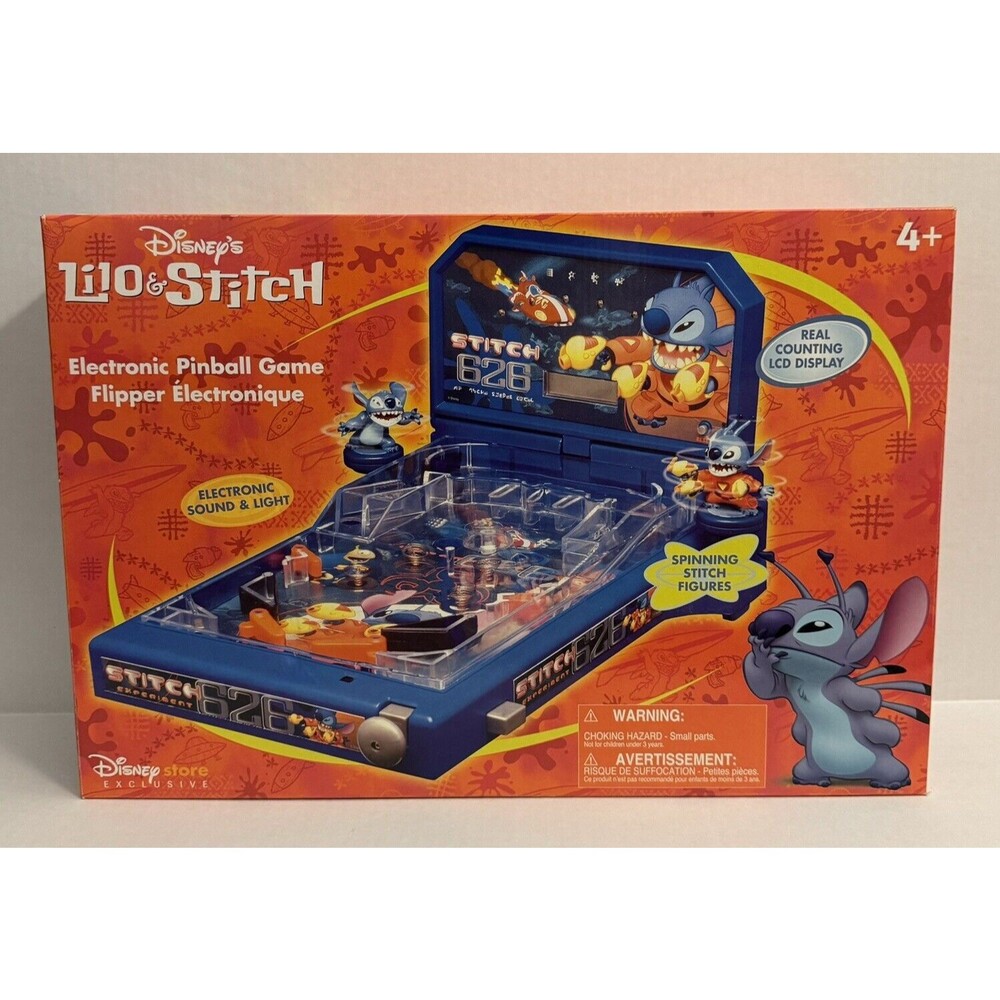 Lilo & Stitch VINTAGE Electronic Pinball Game NEW IN BOX DISNEY STORE EXCLUSIVE